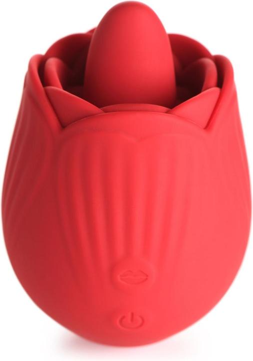 Produktbild Frisky BLOOMGASM French Rose Leck und Vibrationsstimulator Rot