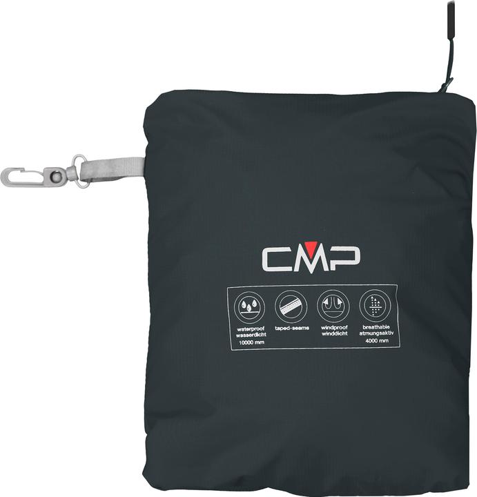 Immagine prodotto CMP Campagnolo Giacca da pioggia Fix Hood Donna antracite gloss (46)