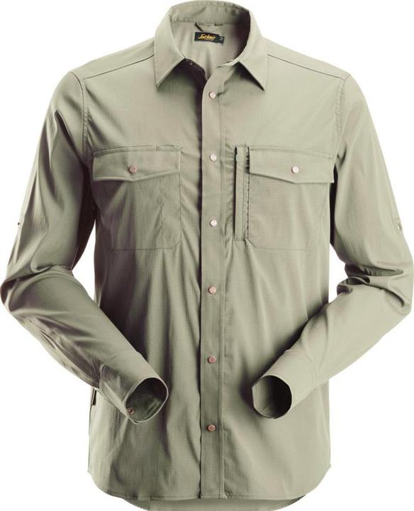 Actual product image Snickers Hemd langarm LW 8521 khaki S (S)