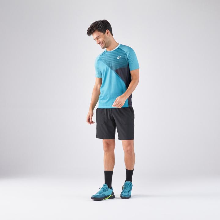 Actual product image Kuikma Herren Padel T-Shirt technisch - 900 blau/schwarz (L)