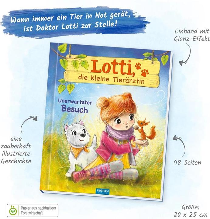Immagine prodotto Lotti, die kleine Tierärztin Unerwarteter Besuch (Tedesco, Trötsch Verlag GmbH & Co KG, 2023)