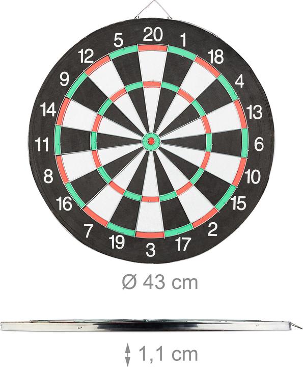 Actual product image Relaxdays Dartboard X1