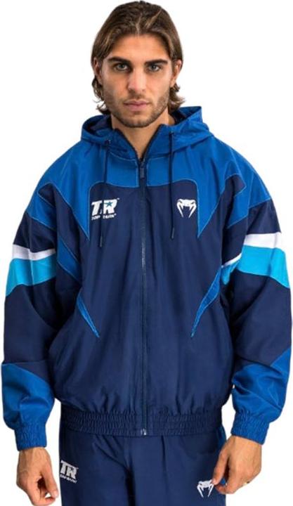 Venum X Top Rank Original Hooded Tracksuit Jacket Navy Blue
