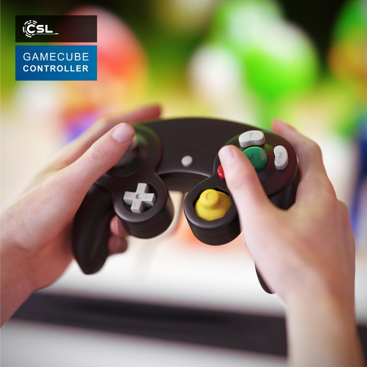 Immagine prodotto CSL Controller Nintendo, Gamepad per Nintendo GameCube / Wii Effetti di vibrazione / ergonomico