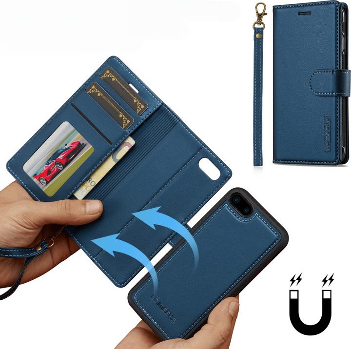 Produktbild LC.Imeeke iPhone SE / 8 / 7 - Teilbare Brieftasche 2-in-1 Handyhülle (Apple iPhone SE (3rd Gen), Apple iPhone 7, Apple iPhone 8, Apple iPhone SE (2nd Gen))
