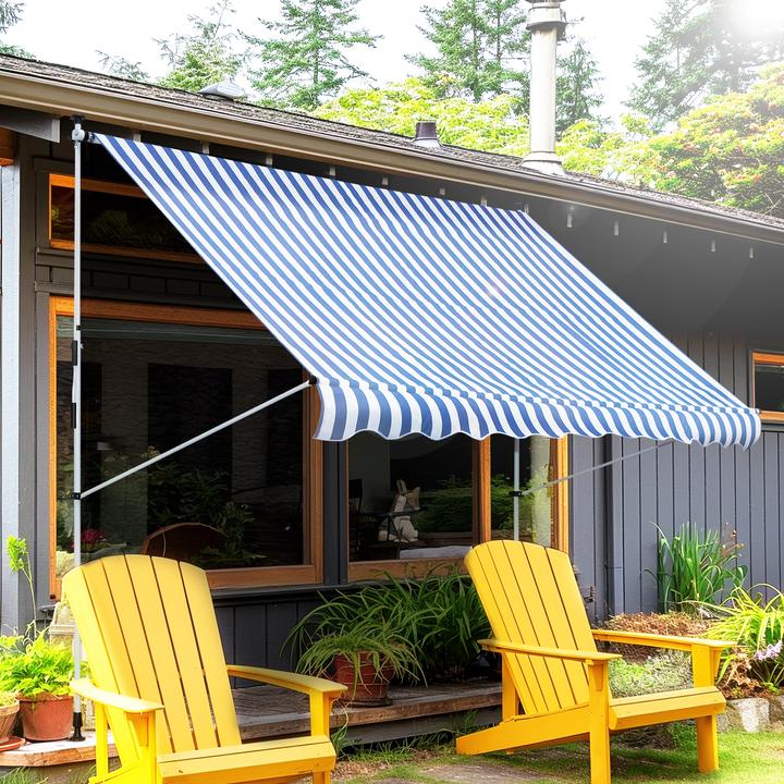 Produktbild Outsunny Klemmmarkise mit Faltarm (3 m)