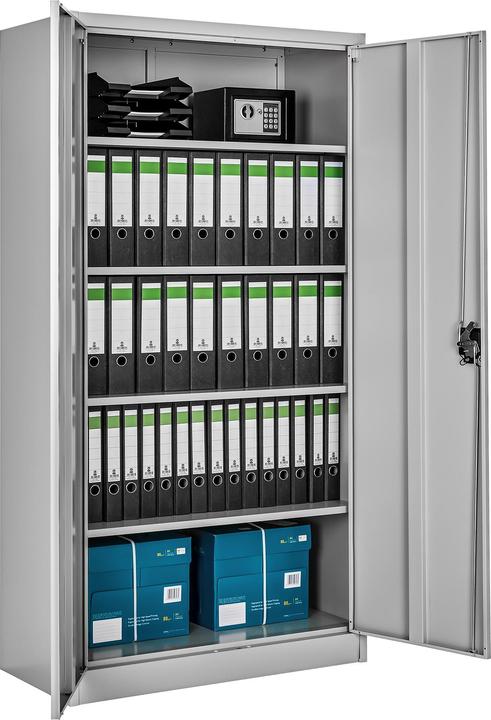 Image du produit tectake Armoire de classement (180 x 80 x 40 cm)