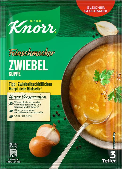 Produktbild Knorr Feinschmecker Zwiebel Suppe (750 ml)