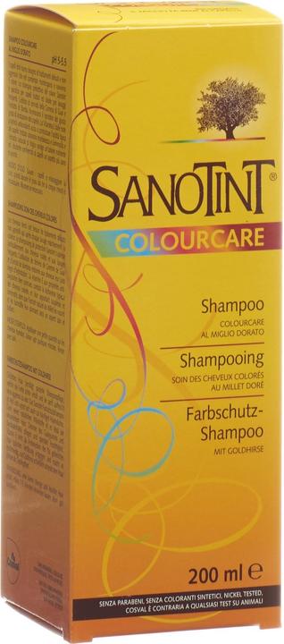 Produktbild Sanotint Farbschutz-Shampoo mit Goldhirse (200 ml, Flüssiges Shampoo)