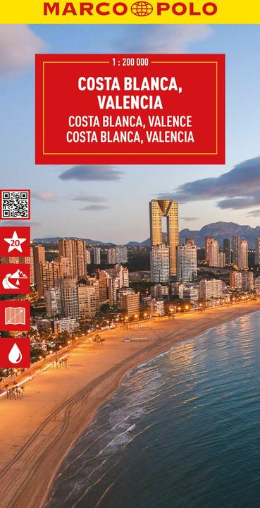 Produktbild Reisekarte Costa Blanca 1:200.000