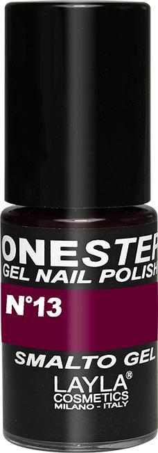 Immagine prodotto Layla Cosmetici One Step Smalto Gel Ciliegia Nera 0.005L (13, Smalto per unghie effetto gel)