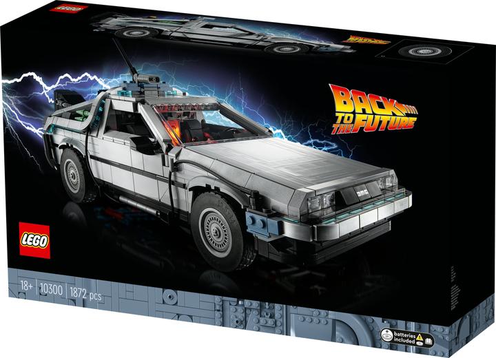 Actual product image LEGO Time machine from Back to the Future (10300, LEGO Icons, LEGO Rare Sets)