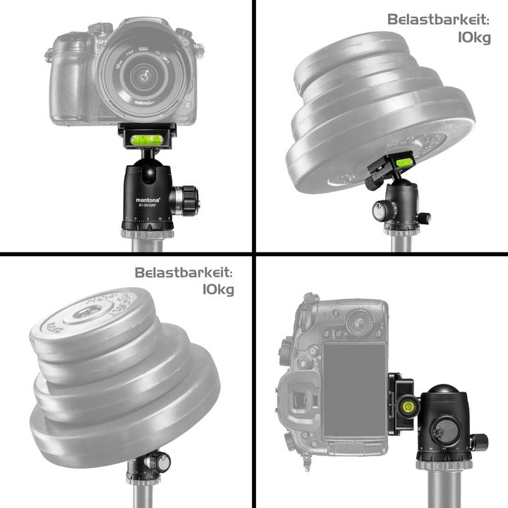 Actual product image mantona Fortress 34 ball head (S1-3410AF) (Spherical head)