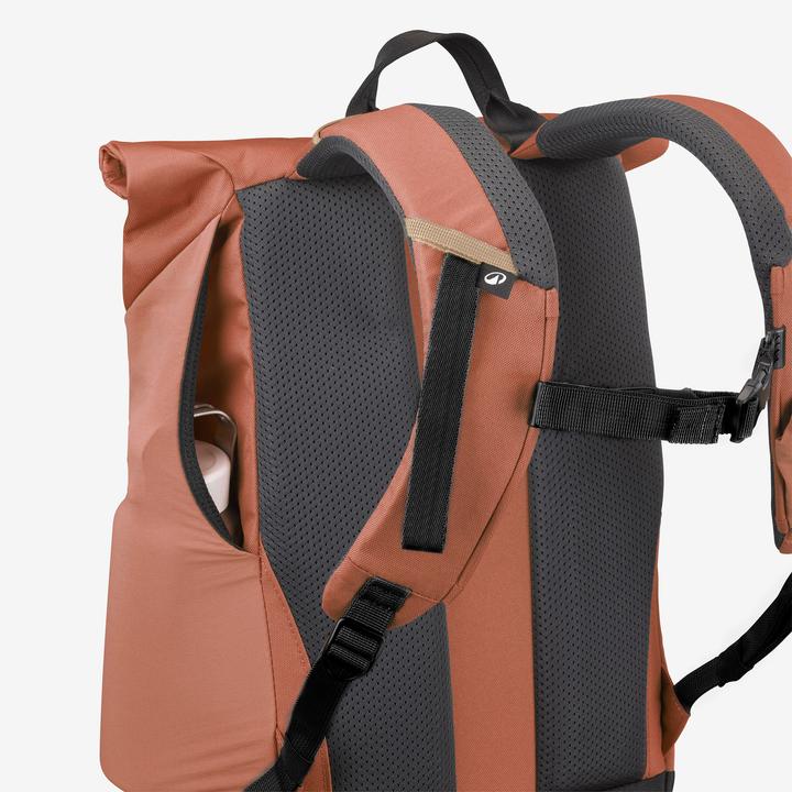Image du produit Quechua Sac à dos de randonnée 16L+4, NH500 Escape Rolltop terracota (21 l)