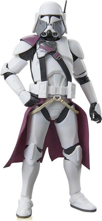 Actual product image Hasbro Star Wars Episode III Black Series Clone Commander Bacara