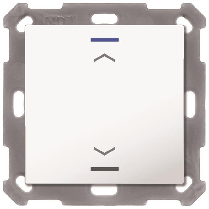 MDT BE-TAL5501.A1 Luce a pulsante 55 1gang RGB-W Bianco puro lucido Cieco (BE-TAL5501.A1)