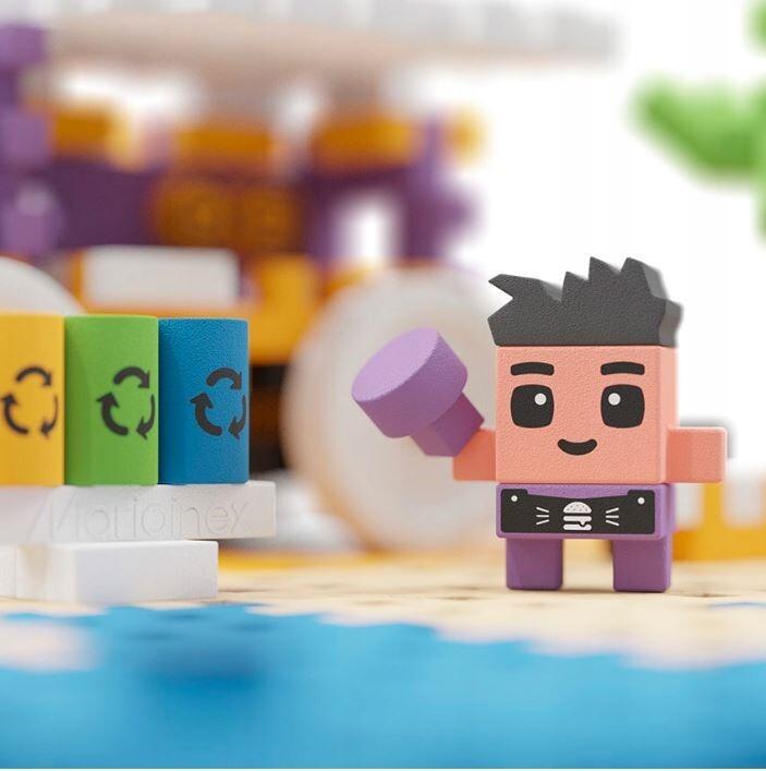 Actual product image Marioinex Building Blocks Mini Waffle - Snack Wagon