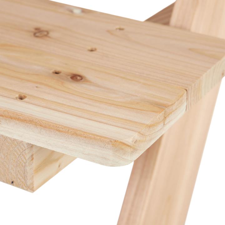 Actual product image Relaxdays Kids Picnic Table Set Pine Wood
