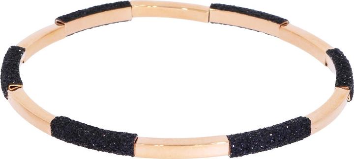 Pesavento Armband shiny rosè Polvere schwarz WPLVB1320 (50 cm, 925 Sterling Silber)