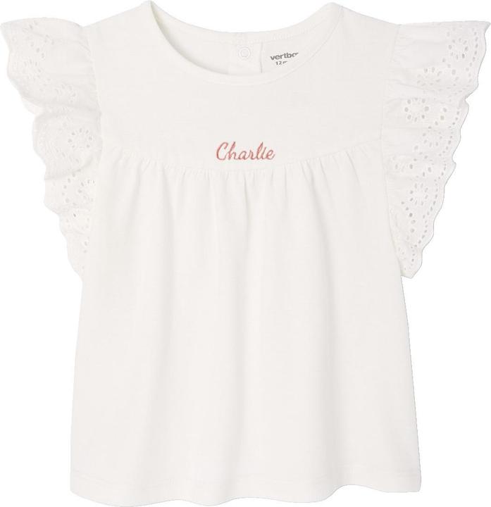 Immagine prodotto Vertbaudet Baby T-Shirt mit Lochstickereien an den Ärmeln (68)