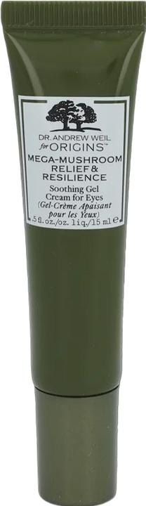 Actual product image Origins Mega Mushroom - Soothing Gel Cream for Eyes (Gel, 15 ml, Day + Night)