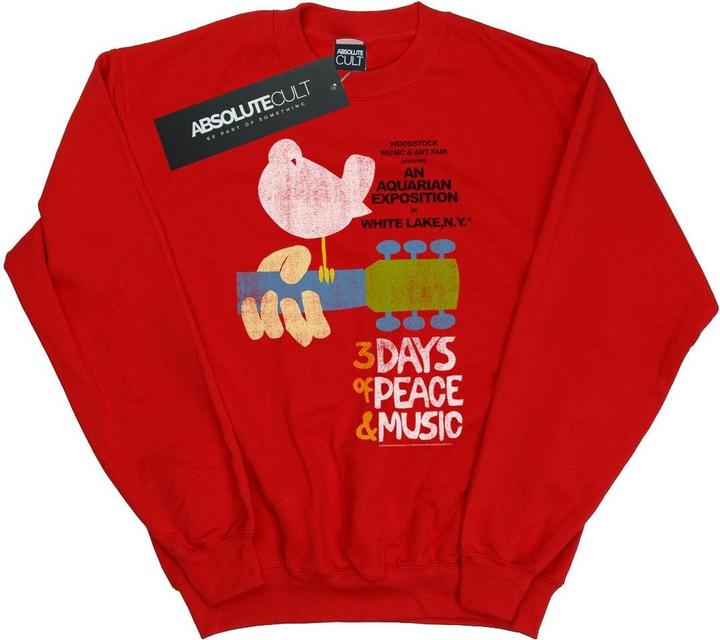 Woodstock Festival Poster Sweatshirt (L)