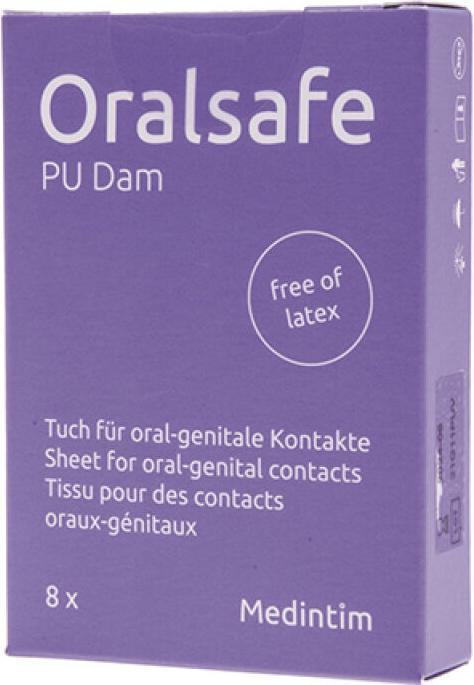 Produktbild Medintim Oralsafe Lecktuch Vanille (8 Stk.)