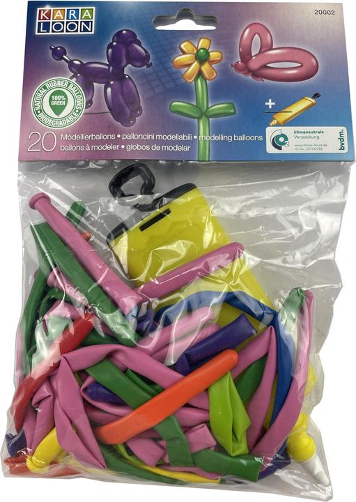 Produktbild Karaloon 20 Modellballone mit Pumpe (20 x)