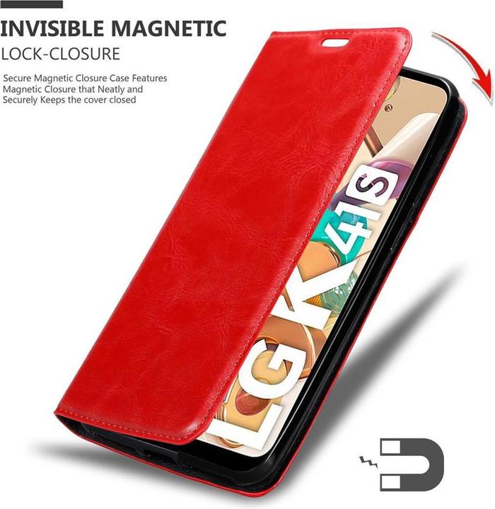 Image du produit Cadorabo Book Couverture magnétique invisible (LG KQ51)