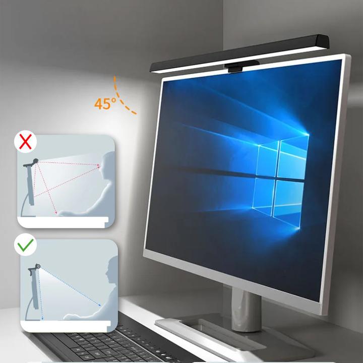 Actual product image Hermex Screenbar Monitor light Screen lighting Monitor lighting LED