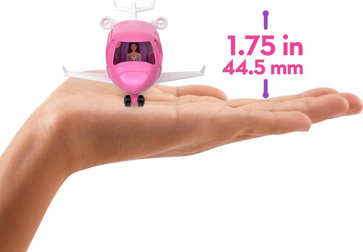 Image du produit Barbie Mini BarbieLand Avion de rêve avec poupée