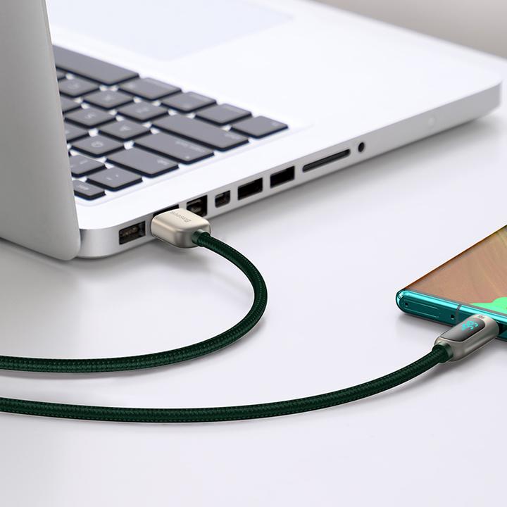 Immagine prodotto Baseus Cavo display da USB a Tipo-C, 66W, 2 m (verde) (2 m)