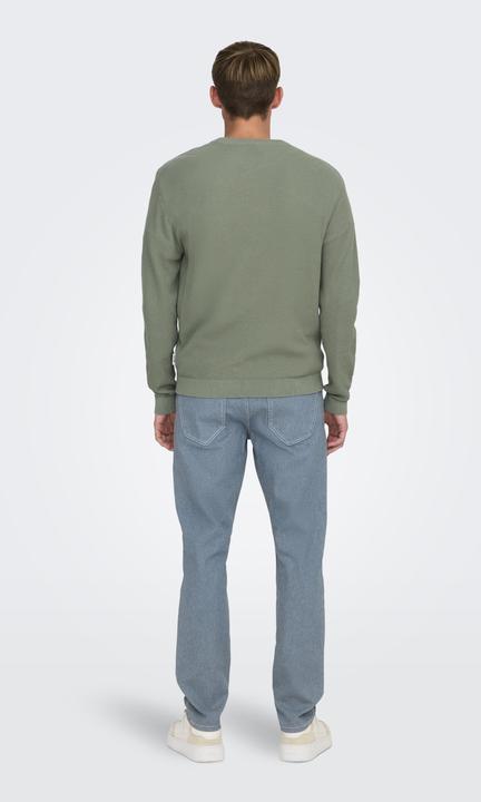 Immagine prodotto Only & Sons Onstony Ds 12 Ls Waffle Crew Knit Noos (S)