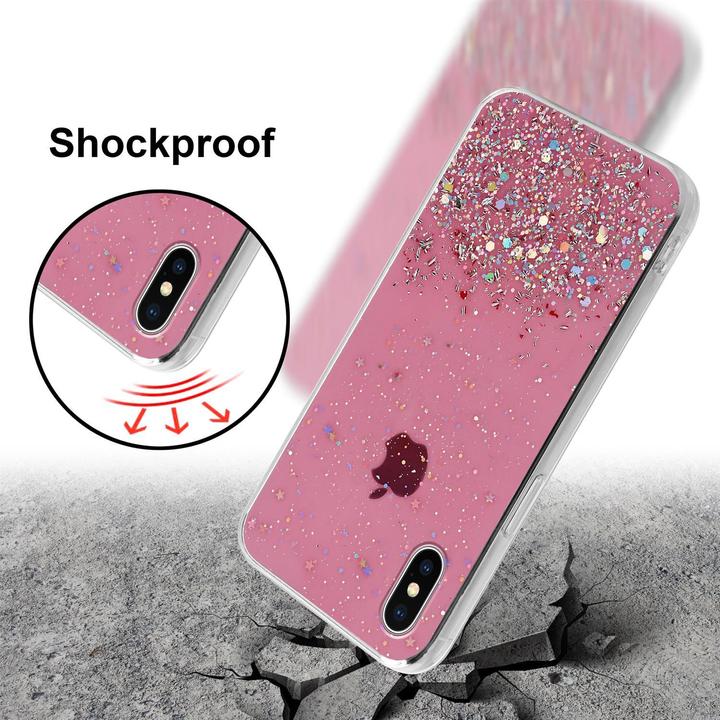 Image du produit Cadorabo Couverture TPU paillettes scintillantes (Apple iPhone XS Max)