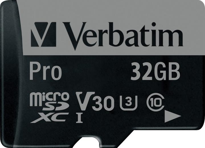 Immagine prodotto Verbatim Pro (32 GB, microSDHC, U3, UHS-I)