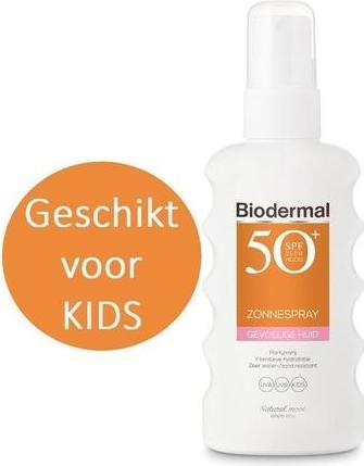 Actual product image Bioderma Biodermal Sunscreen Spray For Sensitive Skin Spf 50+ - Sun Spray - Also Suitable For Children - 175m (Sun spray, SPF 50+, 175 ml)