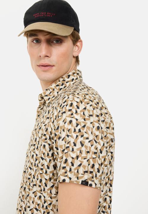 Image du produit Camel Active Kurzarmhemd mit Strukturmuster (L)