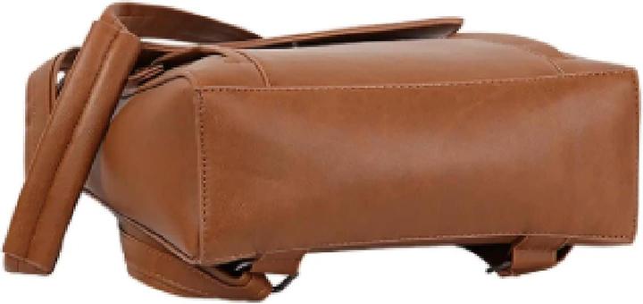 Image du produit Only-Bags.Store Petit sac à dos en cuir végétalien à trois voies, sac à dos en caramel, sac à dos en cuir