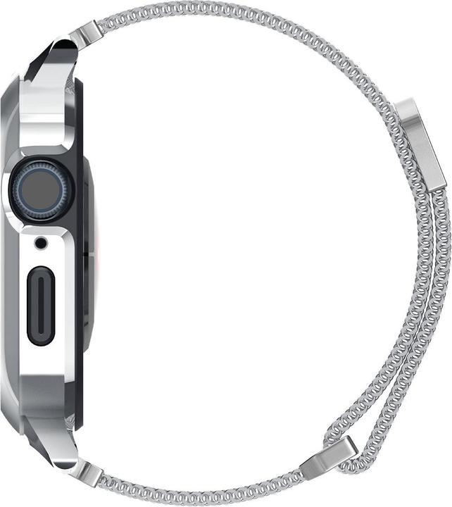 Produktbild Spigen METAL FIT?PRO? Apple Watch 4 / 5 / 6 / 7 / 8 / SE (44 / 45 MM) SILVER