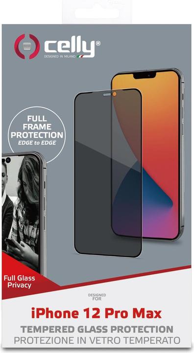 Actual product image Celly Full Glass (1 Piece, Apple iPhone 12 Pro Max)
