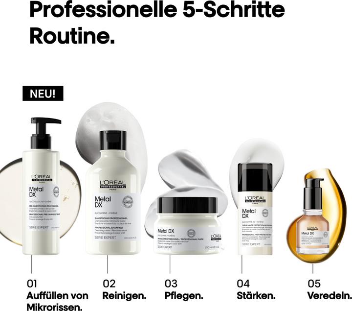 Actual product image L'Oréal Professionnel Expert Metal DX Pre series (250 ml, Liquid shampoo)