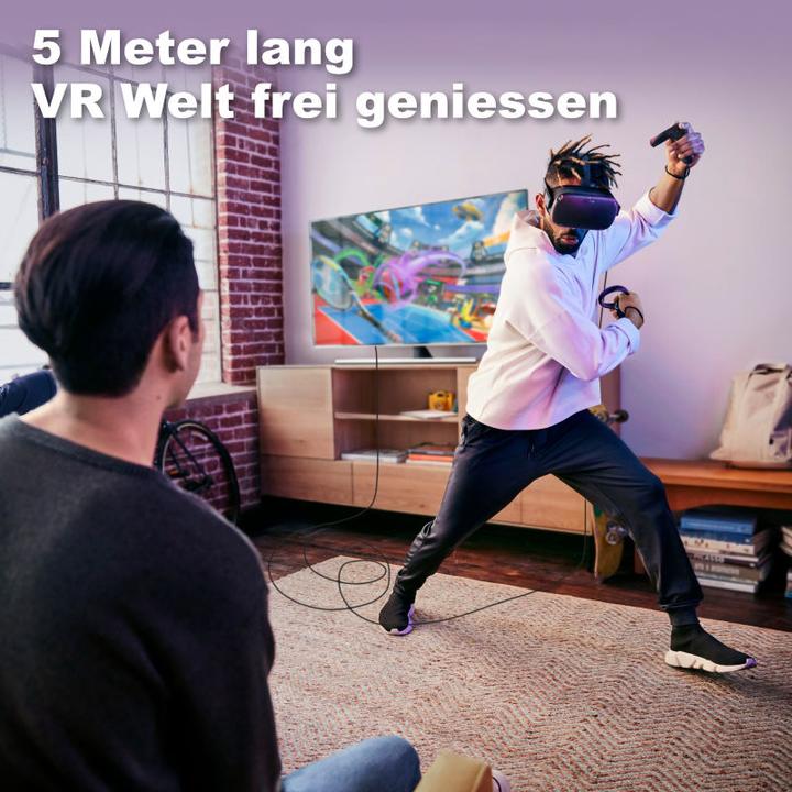 Produktbild Hermex Oculus Quest 1 + 2 Datenkabel 3m Kabel für VR Brille VR Headset