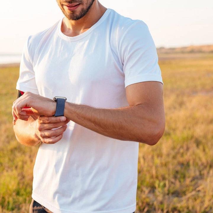 Actual product image Dux Ducis Mixture Pro Strap Apple Watch 42mm/44mm/45mm/49mm - Blue (45 mm, 44 mm, 42 mm, 49 mm, Nylon)