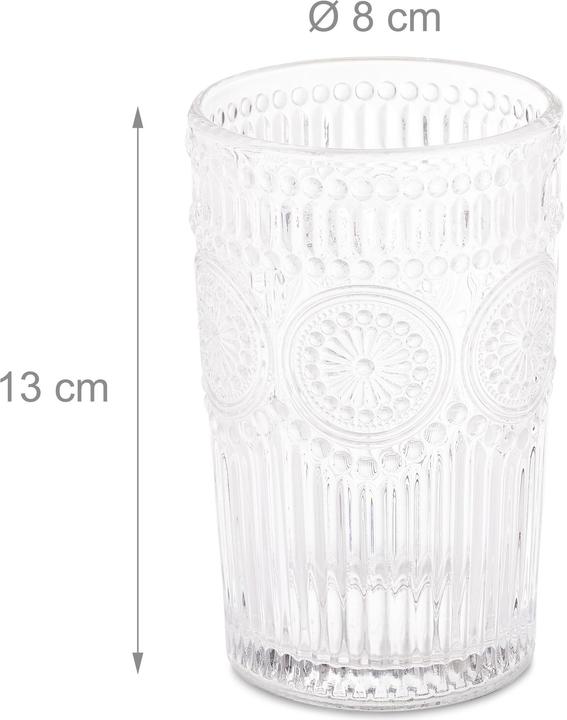 Image du produit Relaxdays 4x verre à boire (0.40 l, 1 x)