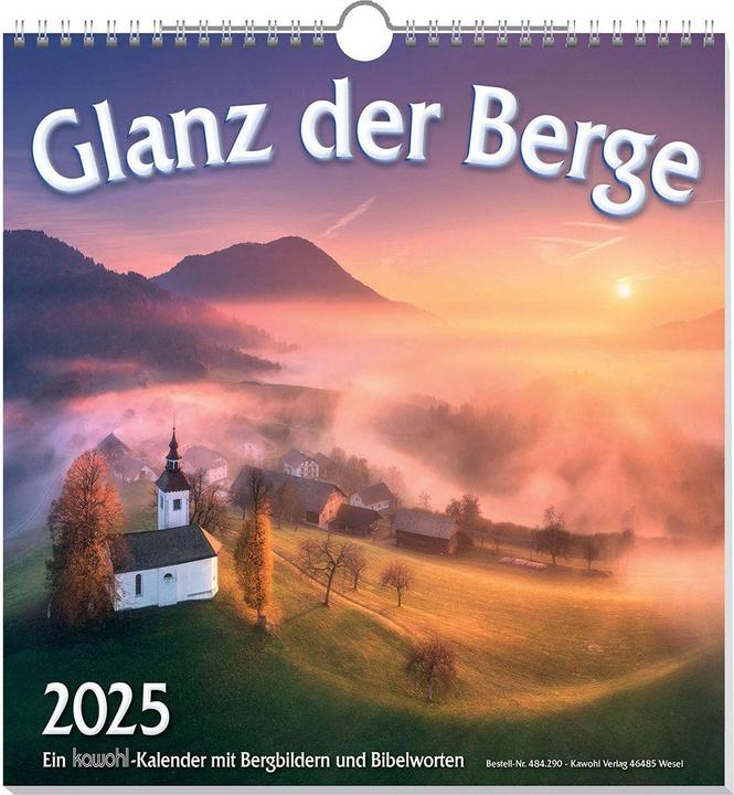 Produktbild Glanz der Berge 2025 (30 x 31 cm, Deutsch)