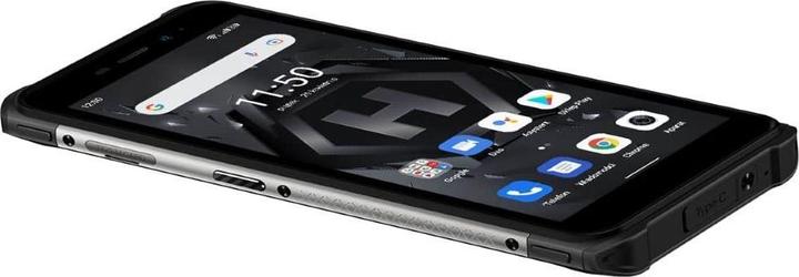Produktbild Myphone Hammer Iron 4 Dual silver Extreme pack (32 GB, Schwarz, 7.20", Dual SIM, 13 Mpx)