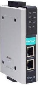 Moxa NPORT IA-5150I - Server di dispositivi RS-232422485 a 1 porta con 2 porte 10/100BaseT(X)