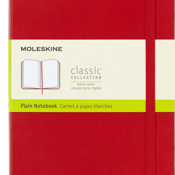 Actual product image Moleskine Notebook Classic Large (A5, Plain, Hardcover)