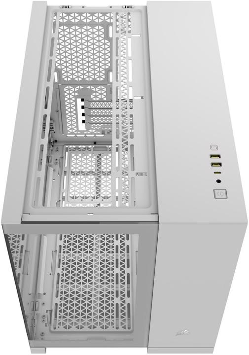 Actual product image Corsair Case iCUE 2500X RGB Midi TG white (mATX)