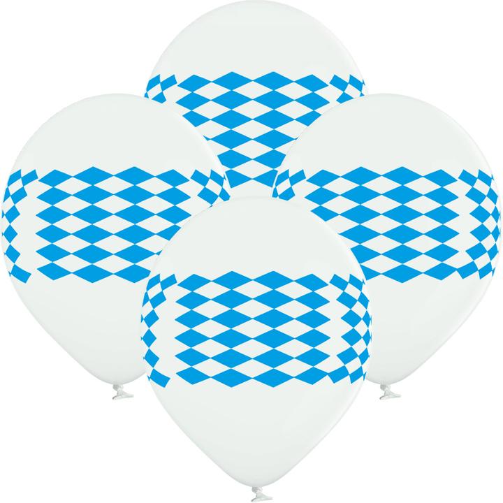 Produktbild bonacker ballonversand Oktoberfest Ballons weiss - Premium-Qualität aus Naturkautschuk (25 x)